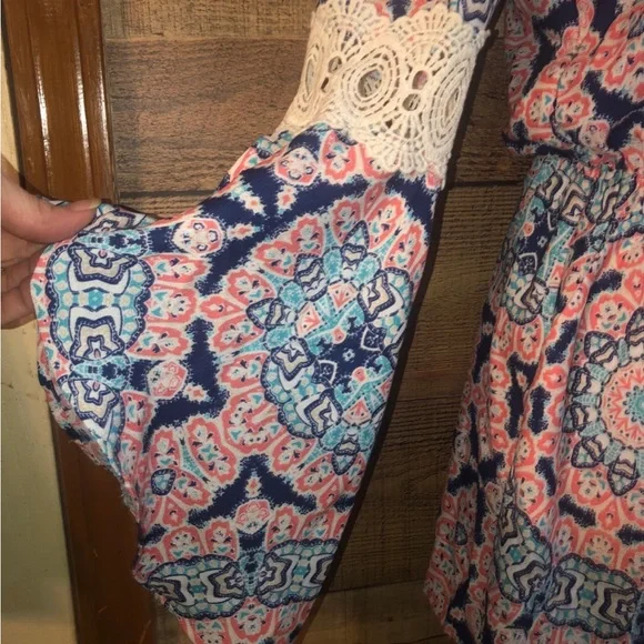 🔥 SOLD🔥NWT My Michelle boho romper - Picture 2 of 6